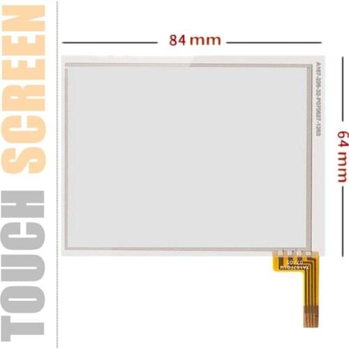 2 Pcs New 3.8''inch touch panel for DALL x3 4 wire 84mm*64mm PDA Handheld devices Touch screen external handwriting screen Glass