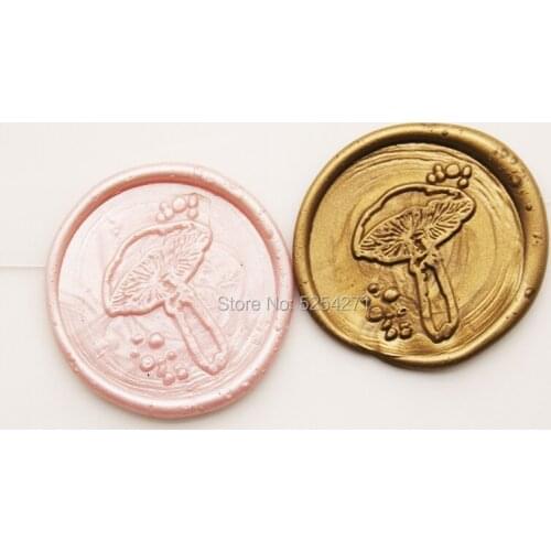 Wax Seal Stamp - 1pcs Mushroom wax seal stamp/Forest wax seal stamp/ wax sealing kit /Custom seals