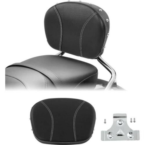 Rear Passenger Backrest Sissy Bar Pad For Harley Softail Slim Fat Boy Street Fat Bob Low Rider Road Street Glide FXLR FLRT FLHX