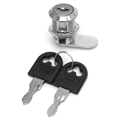 Zinc Alloy 10mm/16mm/20mm/25mm Durable Cam Lock Filing Cabinet Post Mailbox Drawer Cupboard Locker With 2 Keys
