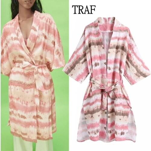 Женские пляжные кимоно TRAF China At AliExpress