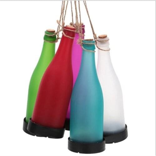 Solar powered Bottle Outdoor Decorative garden lamp / LED Modeling lamp /solar Plastic Bottle Lighting