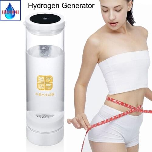 Hydrogen-Rich Generator Alkaline Water Bottle/Cup Super Antioxidants Pure H2 Dupont Membrane Electrolysis Ionizer Rechargeable