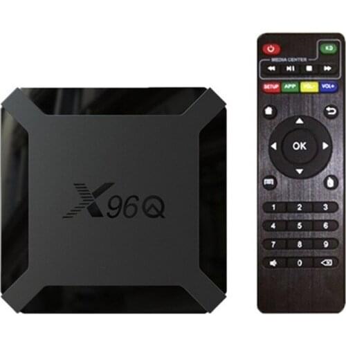 X96Q Android Smart TV Device 10.0 Allwinner H313 Quad Core 1GB 8GB 4K 3D Netflix Youtube Set Top Box Media Player