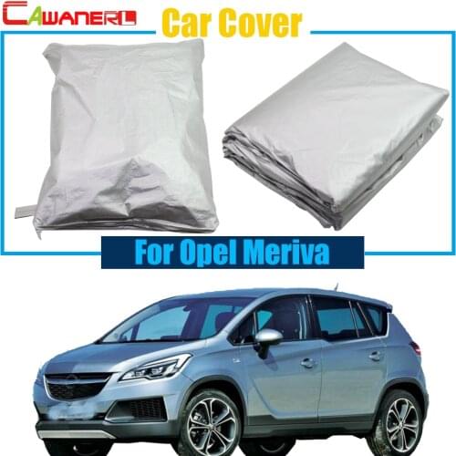 Cawanerl Car Cover Anti UV Sun Shade Rain Snow Resistant Protector Cover For Opel Meriva Free Shipping
