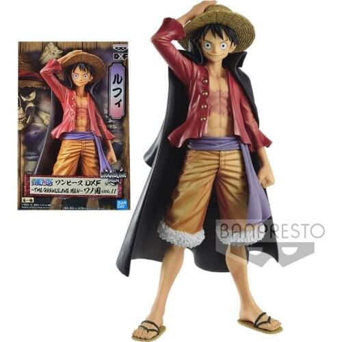 16Cm Bandai Piece Monkey D. Luffy Garage Kit Pvc Assembly Model Western Animiation Action Figure Kids Toys