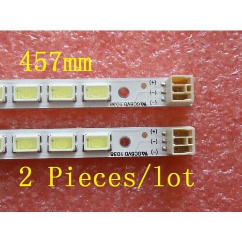 2 PCS 40"LED backlight strip 40INCH-L1S Replacement compatible 40-D0WN LJ64-02730A KHE-A3P62NB458H 457mm