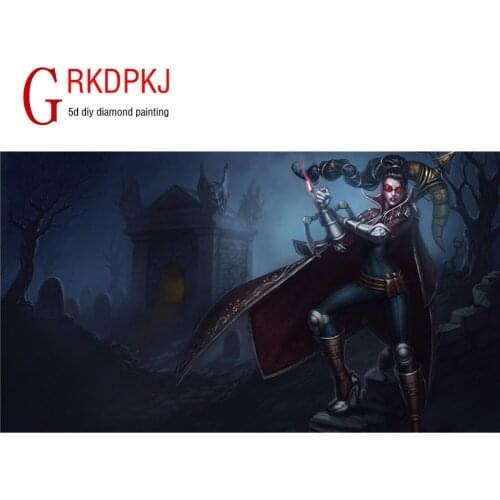 Shauna Vayne Diamond Embroidery Full Square Diamond Painting Cross Stitch Rhinestone Cartoon Mosaic Unfinished Home Decoration