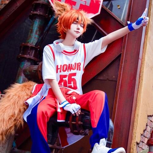 Anime! Game King Of Glory Bai Li Xuan Ce ReLiHuiXuan New Skin Uniform Cosplay Costume Halloween Suit Sports Daily Jersey For Men