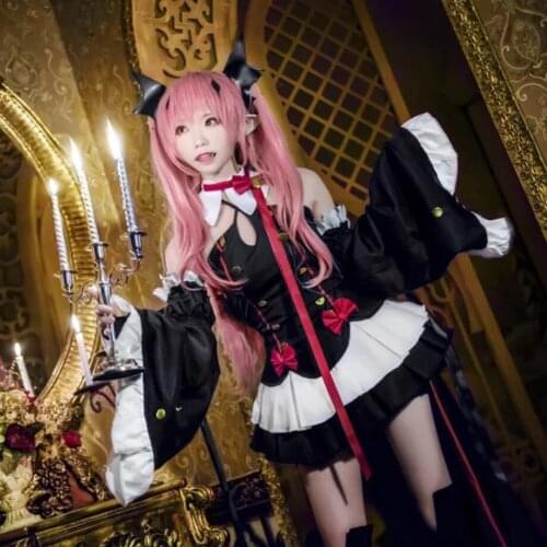 Anime Seraph Of The End Cosplay Costume Owari no Seraph Krul Tepes Uniform Full Set Dress Halloween Carnival Outfit