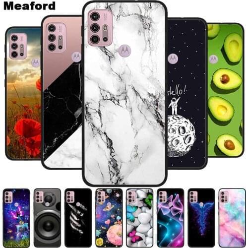 For Motorola Moto G30 Case Marble Soft Silicone Back Case for Moto G30 Phone Cover for Motorola G30 G 30XT2129-2 Coque Bumper