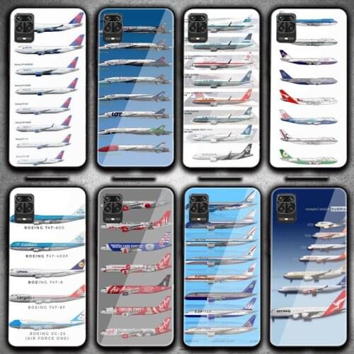 Aviation Chart Airplane Accessories Phone Case For Redmi 4X 5 5plus 6 6A Note 4 5 6 6pro 7 Xiaomi 6 8se MIX2S Tempered Glass