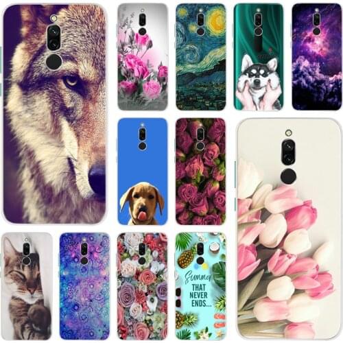 For Xiaomi Redmi 8 Case Luxury Matte Hard PC Plastic Back Cover For Xiomi Redmi 8 Redmi8 Phone Case Clear Bumper Butterfly 6.22"