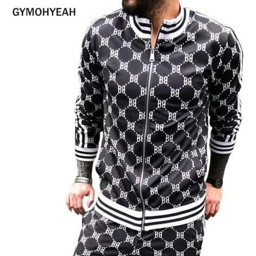 GYMOHYEAH Mens Autumn Jackets