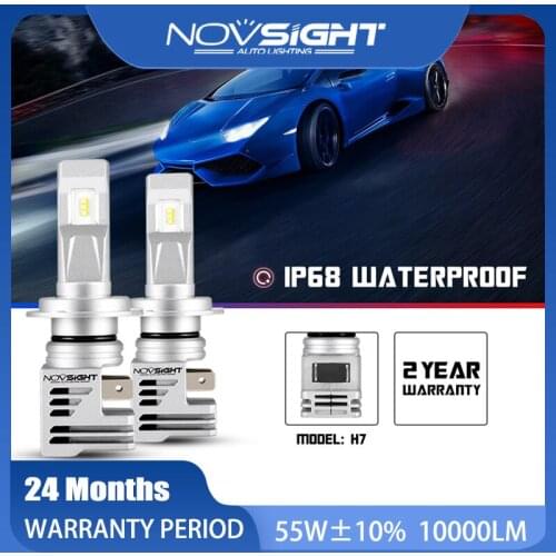 NEW NOVSIGHT H4 LED h7 H11 H8 HB3 9005 HB4 9006 Car Headlight Bulbs diode motorcycle fog lamp 6000K white Luces led para auto