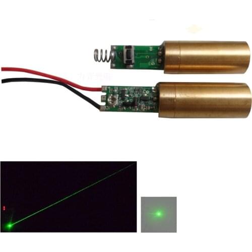 50MW 532nm green light laser head chamber of laser transmitter sight stage lights props laser gloves module