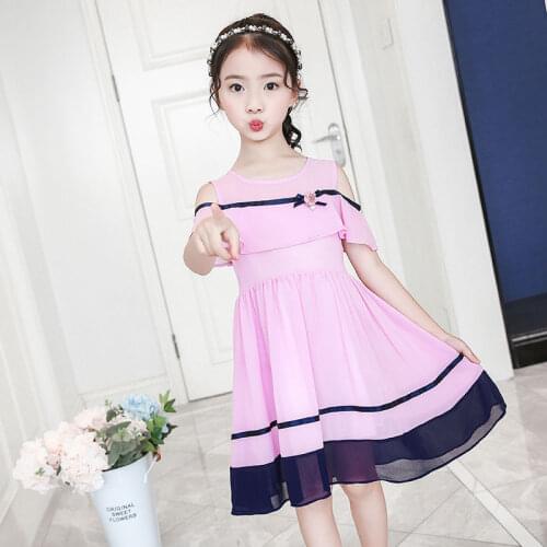 Summer 2020 Girls Casual Dresses 5 6 8 10 12 14 Years Girl Birthday Dress Princess Children Clothing Teenage Summer Party Dress