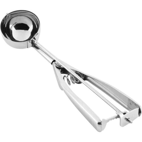 4CM 5CM 6CM Watermelon Ice Cream Scoop Mash Potato Scoop Stainless Steel Non-Stick Anti-Freeze Spoon Handle Kitchen Accessories