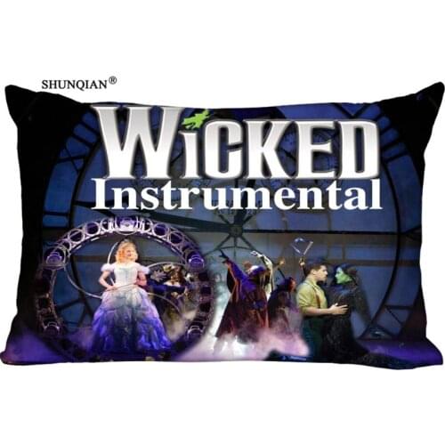 LUQI Valentines Day Gift cotton Pillow Cover WICKED The Musical Broadway Decorative pillowcase Room Pillow Covers