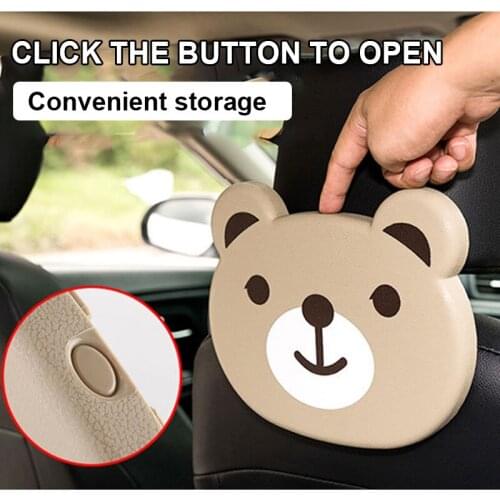 Cute Cartoon Car Backseat Foldable Multi-Function Portable Table Tray Automobile Accessories For Car XH8Z