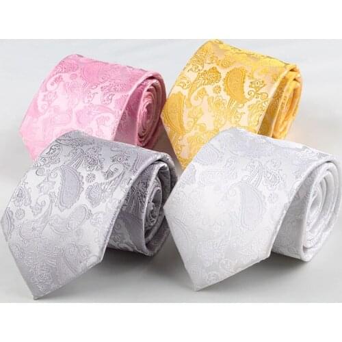 High Quality Mens Tie Designer Brand Luxury Business Suit Necktie for Men Fashion Italian Style Paisley Carvat Party Wedding