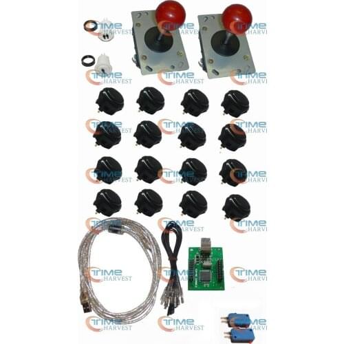 Rocker Bundles kit With Zippyy Joystick,Hight imitation button,microswitch,2P USB board to Build Up Arcade Machine By Yourself