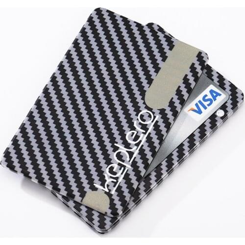 New Carbon Fiber Wallet Cash Card Holder Business Wallet Credit Card Protector Case Pocket Purse Fireproof