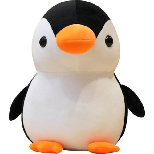 Fatty Huggable Penguin Plush Toy Stuffed The Antarctic Animals Grey Baby Family Penguins Soft Doll Kids Adults Comforting Gift