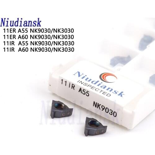 11ER A60 A55 11IR A55 A60 NK9030 1.0 ISO NK3030 Carbide insert cnc lathe threaded turning tools for stainless steel and steel