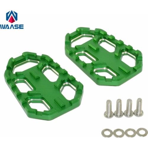 Waase Motorcycle Foot Peg Extender Pedal Enlarge Extension Rest For Kawasaki Versys X-300 X300 2017 2018 2019 2020