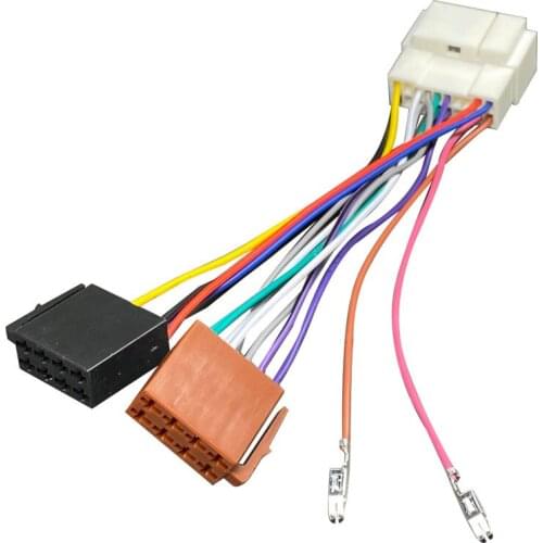 Universal Female ISO Wiring Harness Car Radio Adaptor Connector Wire Plug Kit