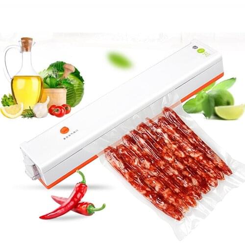 Food Vacuum Sealer Packaging Machine 220V including 10Pcs bag Vaccum Packer Can Be Use For Household Commercial Food Saver
