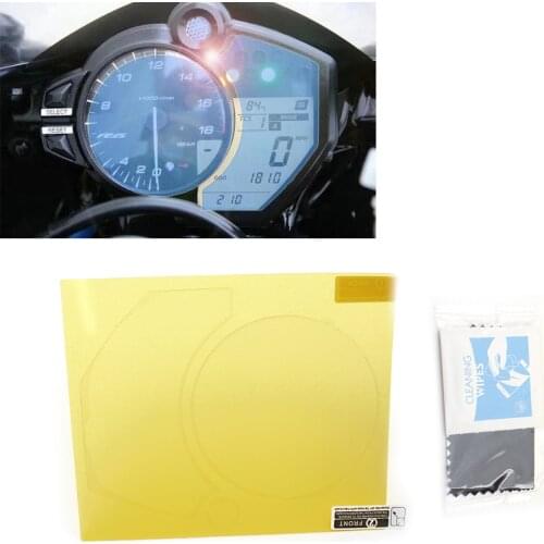 Motorcycle Clear Dashboard Film Sticker Screen Protector For YAMAHA YZF-R6 2017-ON