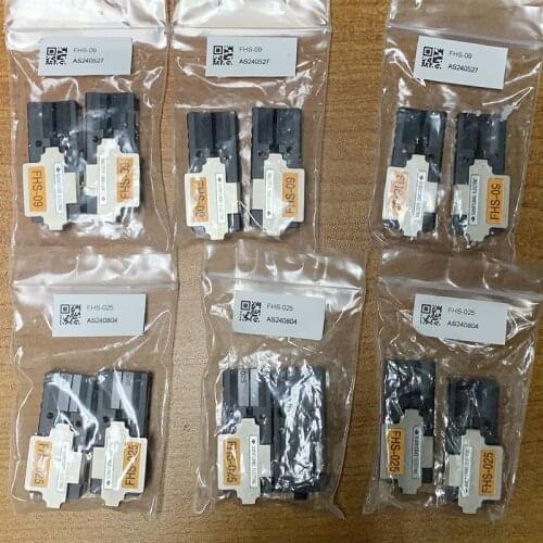 1 Pair Original Sumitomo T-66 T-71M T-81M T-201Fiber Fusion Splicer Ribbon Fiber Holder FHS-025 FHS-09 Fiber Clamp