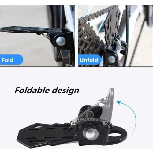 1pair Bike Rear Pedal MTB Road Bike Folding Footrests Cycling Accessories Bicycle Foot Pegs