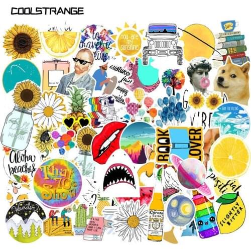 10/30/50Pcs Vsco Girl Stickers Cute Cartoon For Luggage Laptop Car Skateboard Motorcycle Helmet Snowbord Refrigerator Pegatinas