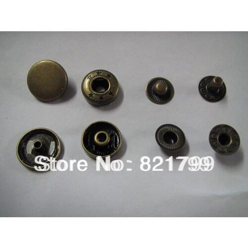 15mm metal button brass down jacket button hidden discount