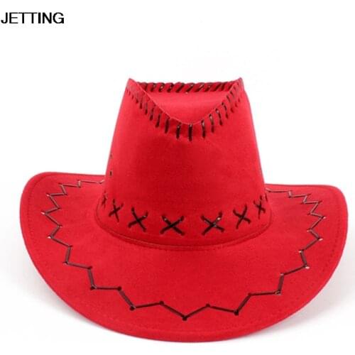 2017 Fashion Chapeu Straw Cowboy Autumn Summer Spring Sun Hat Cowboy Hat Men and Women Caps