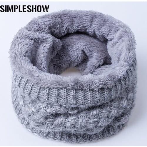 2020 Winter Scarf For Women Children warm Scarf Thickened Wool Collar Scarves boys Girls Neck Scarf Cotton Unisex