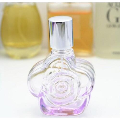 30ml Empty Rose Glass Perfume Spray Bottle, 30cc Glass Perfume Bottles With Mist Atomizer