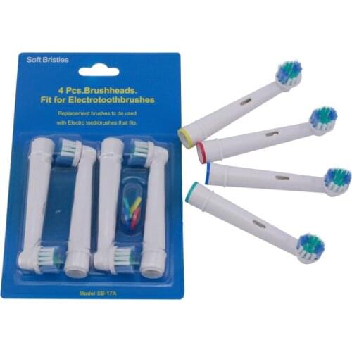 4pcs/pack EB-25A Sensitive Clean electric toothbrush brush heads SB-417A Oral care For Oral B Vitality Dual Clean
