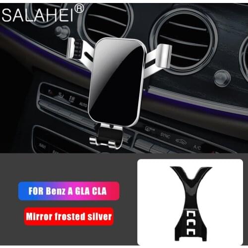Car Phone Holder For Mercedes-Benz GLA 45 AMG X156 CLA W117 C117 GLA200 GLA250 COUPE Interior Modified Auto Mobile Phone Bracket