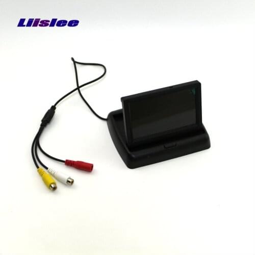 Liislee For Peugeot 607 / 806 / 807 Foldable Car Monitor Screen Display / HD TFT LCD NTSC PAL TV Reverse Camera Security System