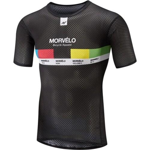 Pro Race Cycling Base Layer Lightweight Mesh fabric Bike Shirt Be elastic Cycling Underwear Breathable under best men and women