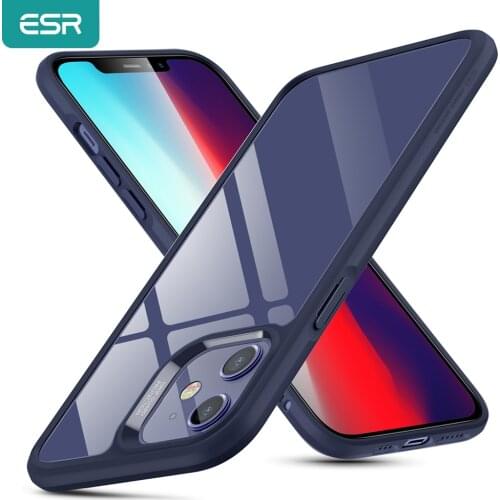 ESR Phone Case for iPhone 12 mini 12 Pro Max Clear Cover Tempered Glass Case for iPhone 12 12 Pro 12 Pro Max Fundas Case Cover