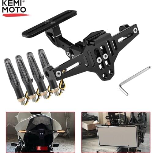 Motorcycle Fender Eliminator License Plate Bracket Holder For Yamaha MT09 MT07 For HONDA CBR600RR CB1000R For SUZUKI GXSR 600