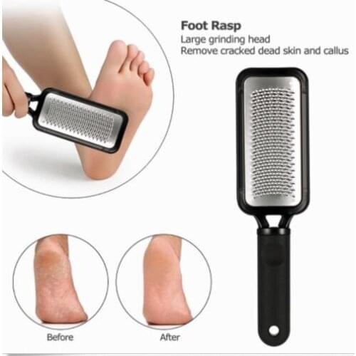 Promotion Double Side Foot Rasp File Hard Dead Skin Callus Remover Pedicure Feet Files Tools Steel Mental