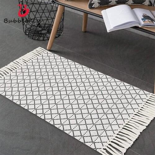Bubble Kiss Cotton Nordic Table Carpets for Sofa Living Room Bedroom Rugs Floor Mat Bath Rug Home Decor Weave Salon Decoration
