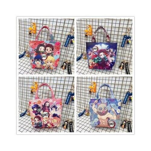 IVYYE Kimetsu no Yaiba 99541 Fashion Portable Lunch Bags Cartoon Picnic Bag Food Box Tote Storage Women Girls
