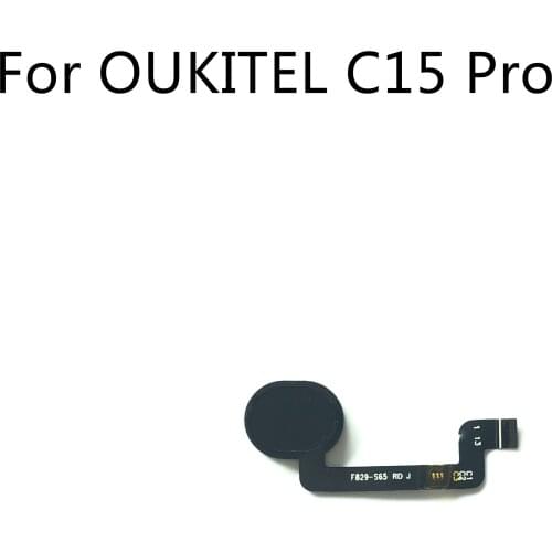 OUKITEL C15 Pro Used Fingerprint Sensor Button With Flex Cable FPC For OUKITEL C15 Pro MT6761 Quad 6.088'' 1280*600 Smartphone